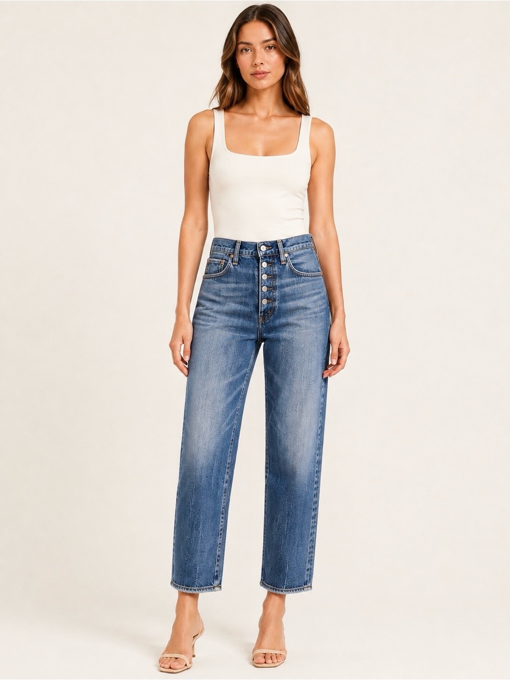Citizens of Humanity Parker Petite Relaxed Cuffed Cropped Jeans 26